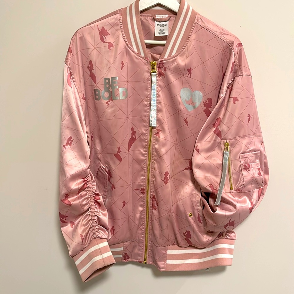 Pink Disney princess bomber jacket US M to L